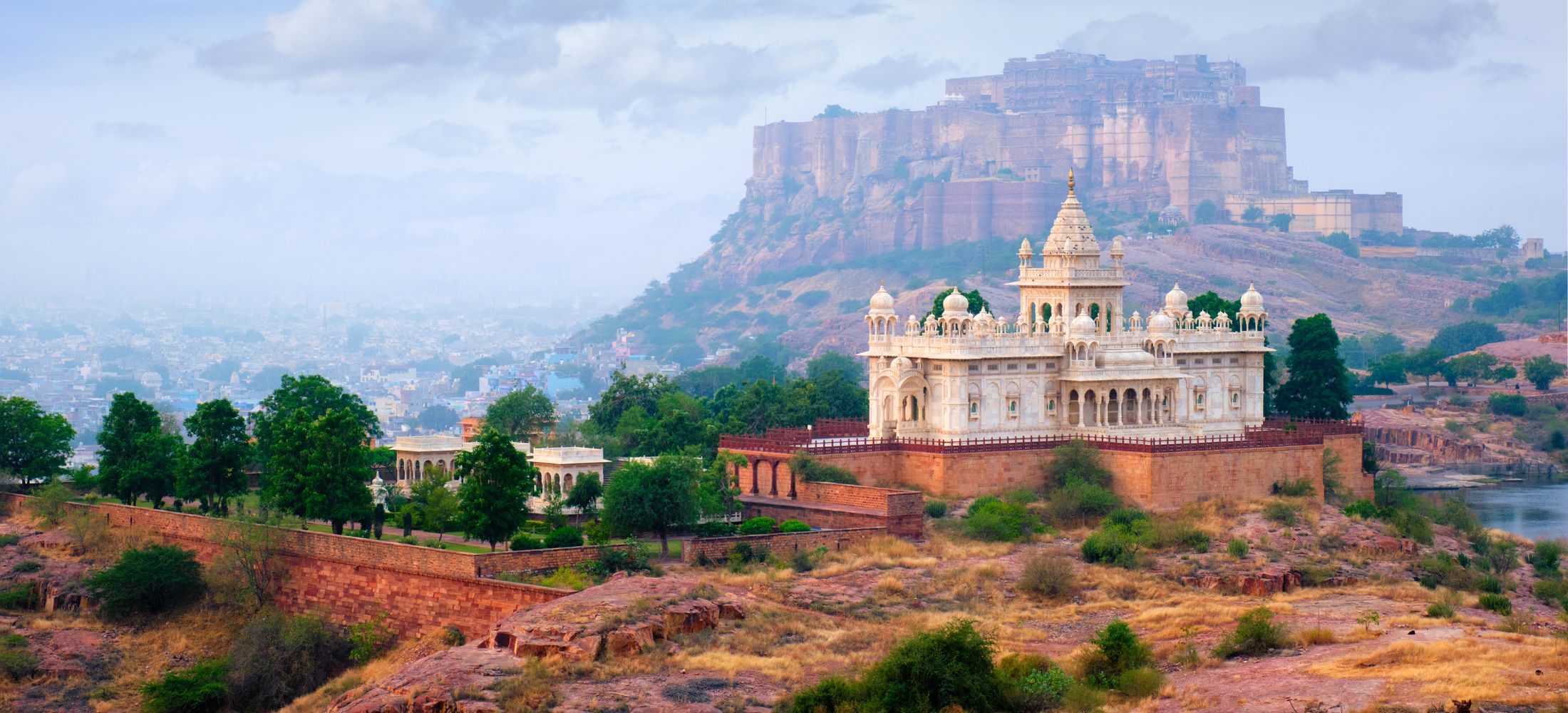 Colors of Rajasthan: Pink, Blue & Gold